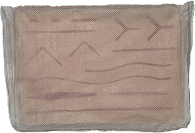READY5 Practice Suture Kit with Synthetic Skin Pad