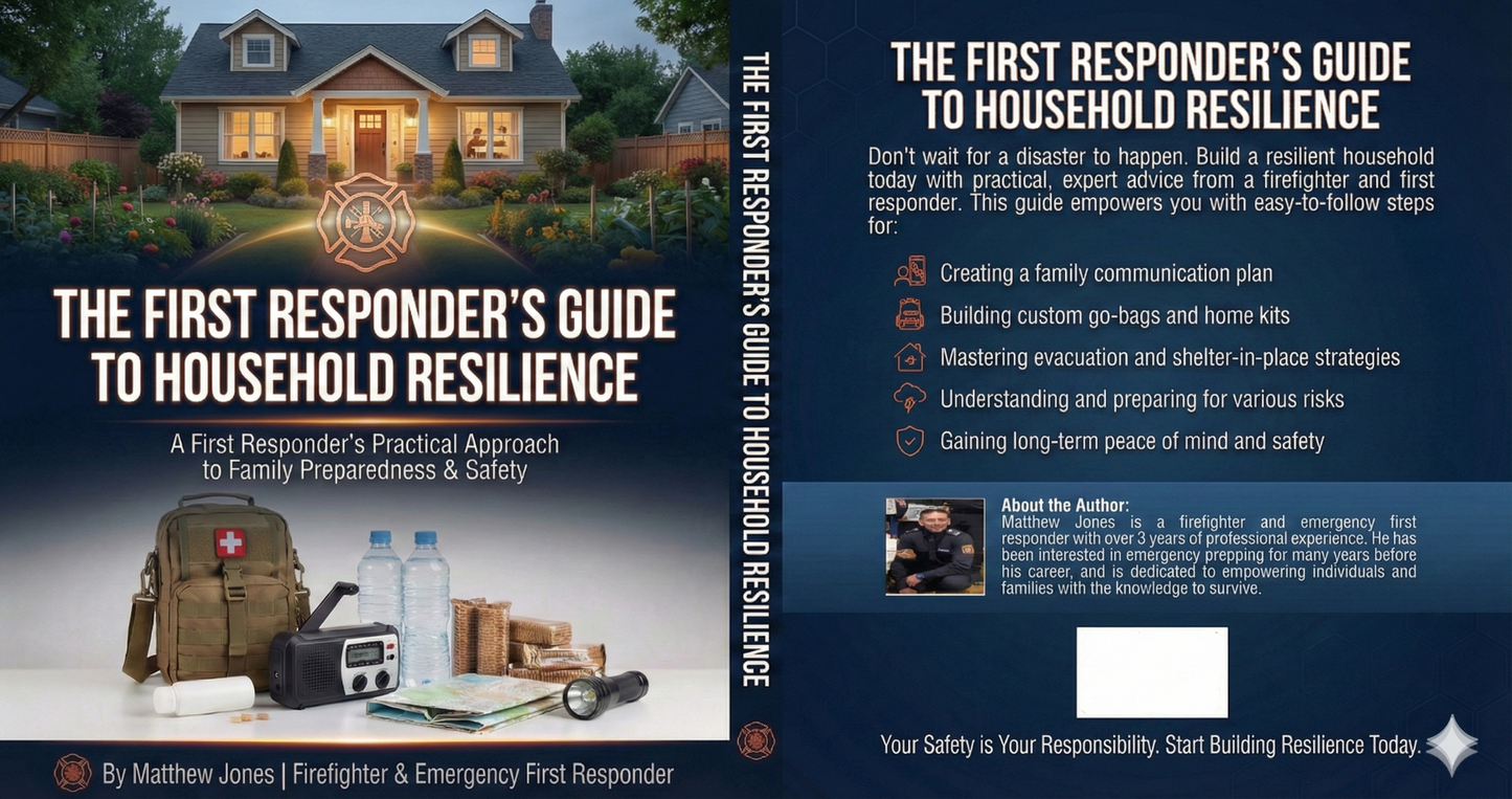 The First Responder’s Guide to Household Resilience  With Companion Workbook and Emergency Planning Cards